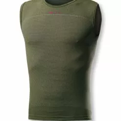 Canotta Biotex PiuCarbon Verde Militare