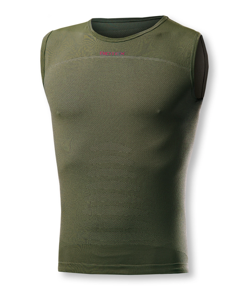 Canotta Biotex PiuCarbon Verde Militare 3 Canotta Biotex PiuCarbon Verde Militare