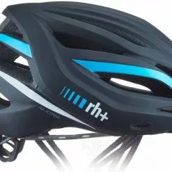 Casco RHpiu Air XTRM Nero Opaco Azzurro Salina
