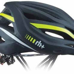 Casco RHpiu Air XTRM Nero Opaco Giallo Fluo