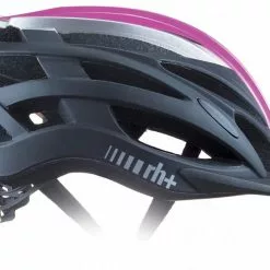 Casco RHpiu Z2IN1 Rosa Fluo Lucido Argento Scuro Opaco