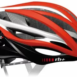 Casco RHpiu ZW Rosso Bianco Nero