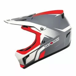 Casco Suomy Integrale Extreme DH Grigio Rosso Bianco