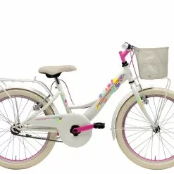 City Bike Cicli Adriatica Girl 20 Junior Bianco Rosa