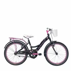 City Bike Cicli Adriatica Girl 20 Junior Nero Rosa