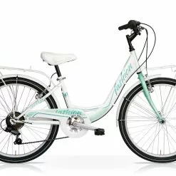 City Bike SpeedCross Fashion 24 1V Bianco Tiffany