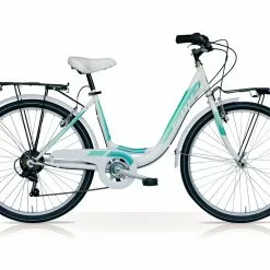 City Bike SpeedCross Venus 26 1V Bianco Tiffany Immagine Illustrativa