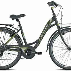 City Bike Torpado Freedom 26 Donna 7V Nero Lime