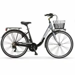 City Bike Trekking MBM People 28 Donna 7V Nero Grigio