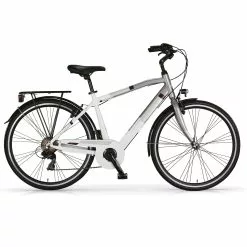 City Bike Trekking MBM People 28 Uomo 7V Bianco Grigio
