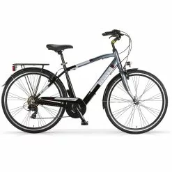 City Bike Trekking MBM People 28 Uomo 7V Nero Grigio