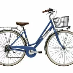 City Bike Vintage Cicli Adriatica Panarea 28 Donna 6V Blu Avio