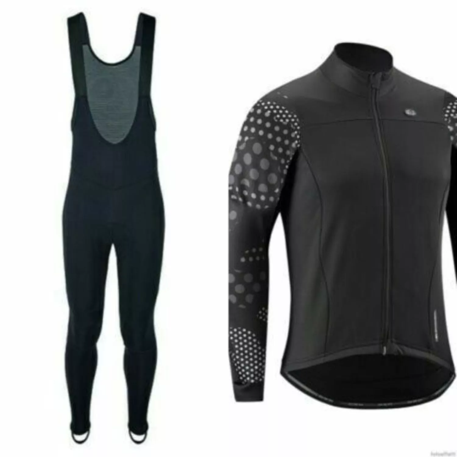 Completo Invernale Ciclismo GSG Calzamaglia Redoute Maglia Tourmalet Nero 3 Completo Invernale Ciclismo GSG Calzamaglia Redoute Maglia Tourmalet Nero