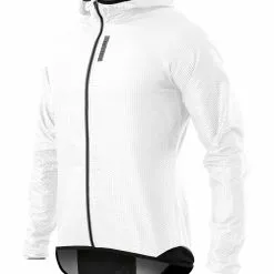Giacca Biotex 3d Bolle Con Cappuccio Bianco