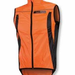 Gilet Biotex X-Light Antivento Arancio Fluo