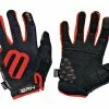 BERNARDI Guanti BRN Gel Pro Tuch Neri Rosso -Vendite abbigliamento bici GUANTI BRN GEL PRO TUCH NERI ROSSO