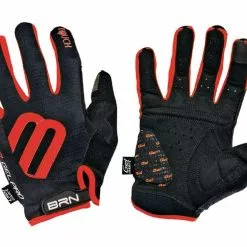 BERNARDI Guanti BRN Gel Pro Tuch Neri Rosso