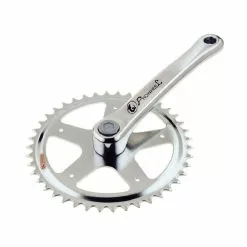 BERNARDI Guarnitura BRN Dx+Sx Acciao Cromata Con Quadro 42 Denti