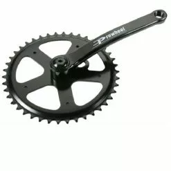 BERNARDI Guarnitura BRN Dx+Sx Acciao Nera Con Quadro 42 Denti