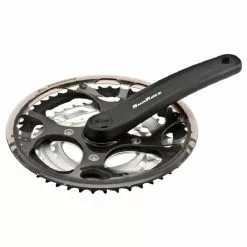 BERNARDI Guarnitura BRN Dx+Sx City Bike Alluminio Nera 28 38 48 Denti