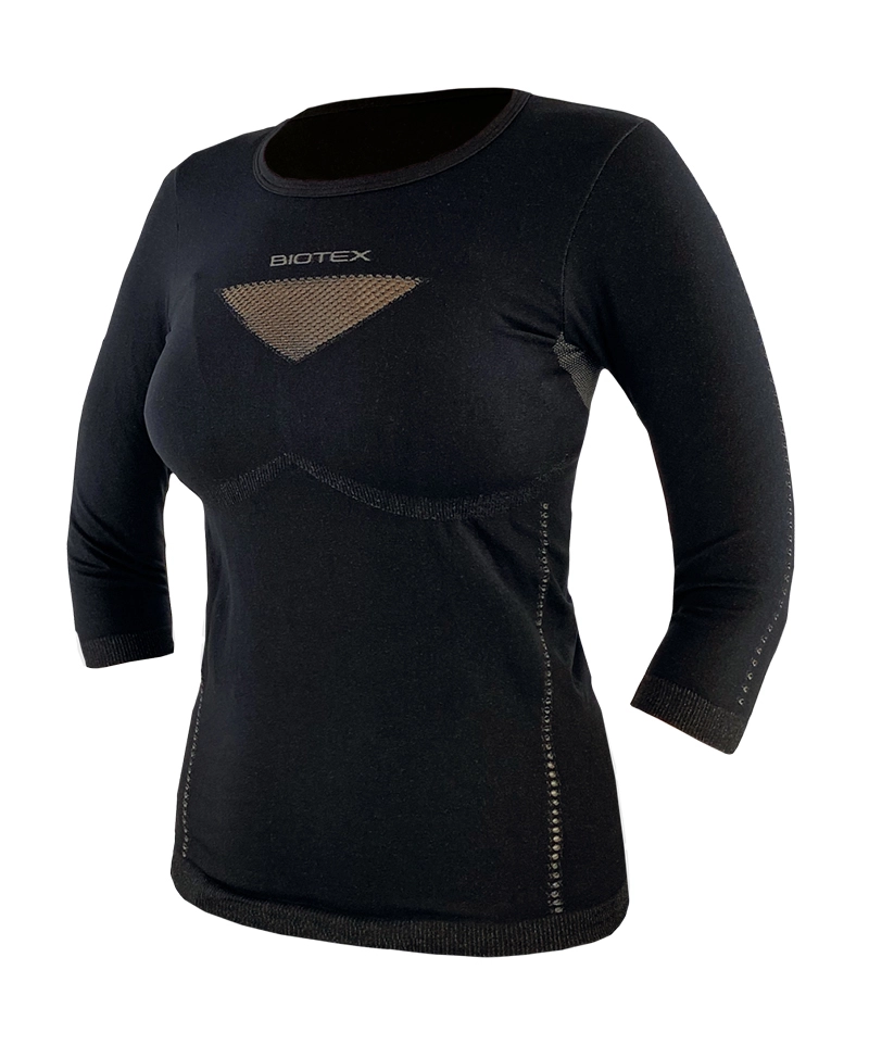 Maglia Biotex Elite Donna Manica 3-4 Nero 3 Maglia Biotex Elite Donna Manica 3-4 Nero