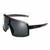 BERNARDI Occhiali BRN Max Wide Nero Rosso 2 BERNARDI Occhiali BRN Max Wide Nero Rosso -Vendite abbigliamento bici OCCHIALI BRN MAX WIDE NERO ROSSO
