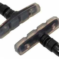 BERNARDI Pattini BRN V-Brake In Alluminio Anodizzato Con Gomma Trasparente Neri