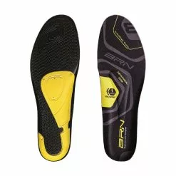 BERNARDI Plantari Scarpe BRN Bici Ergonomico Supporto Leggero Nero Giallo