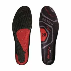 BERNARDI Plantari Scarpe BRN Ergonomici Supporto Massimo Nero Rosso