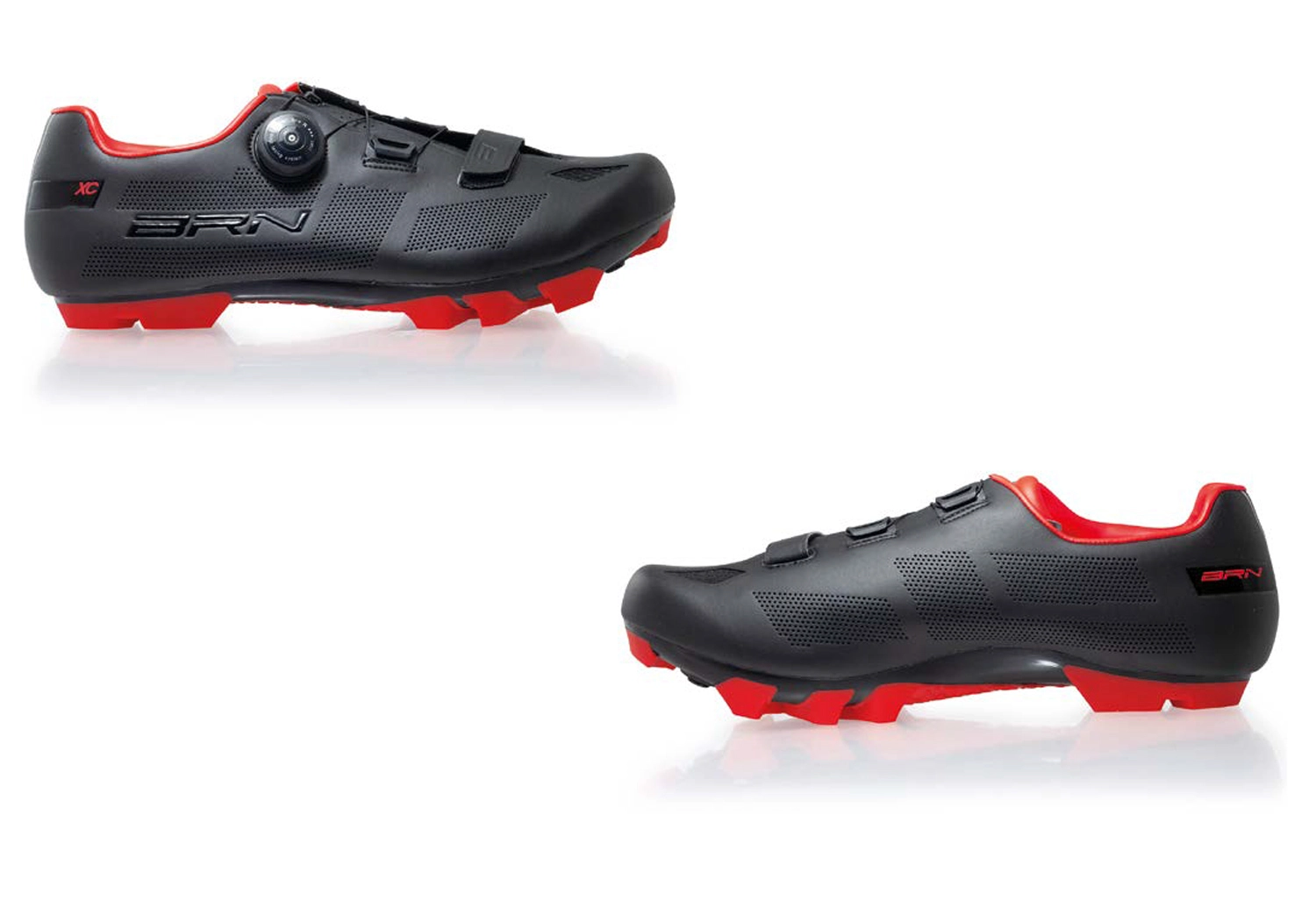 BERNARDI Scarpe BRN MTB XC Nero Rosso 3 BERNARDI Scarpe BRN MTB XC Nero Rosso